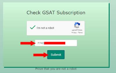 gsat subscription